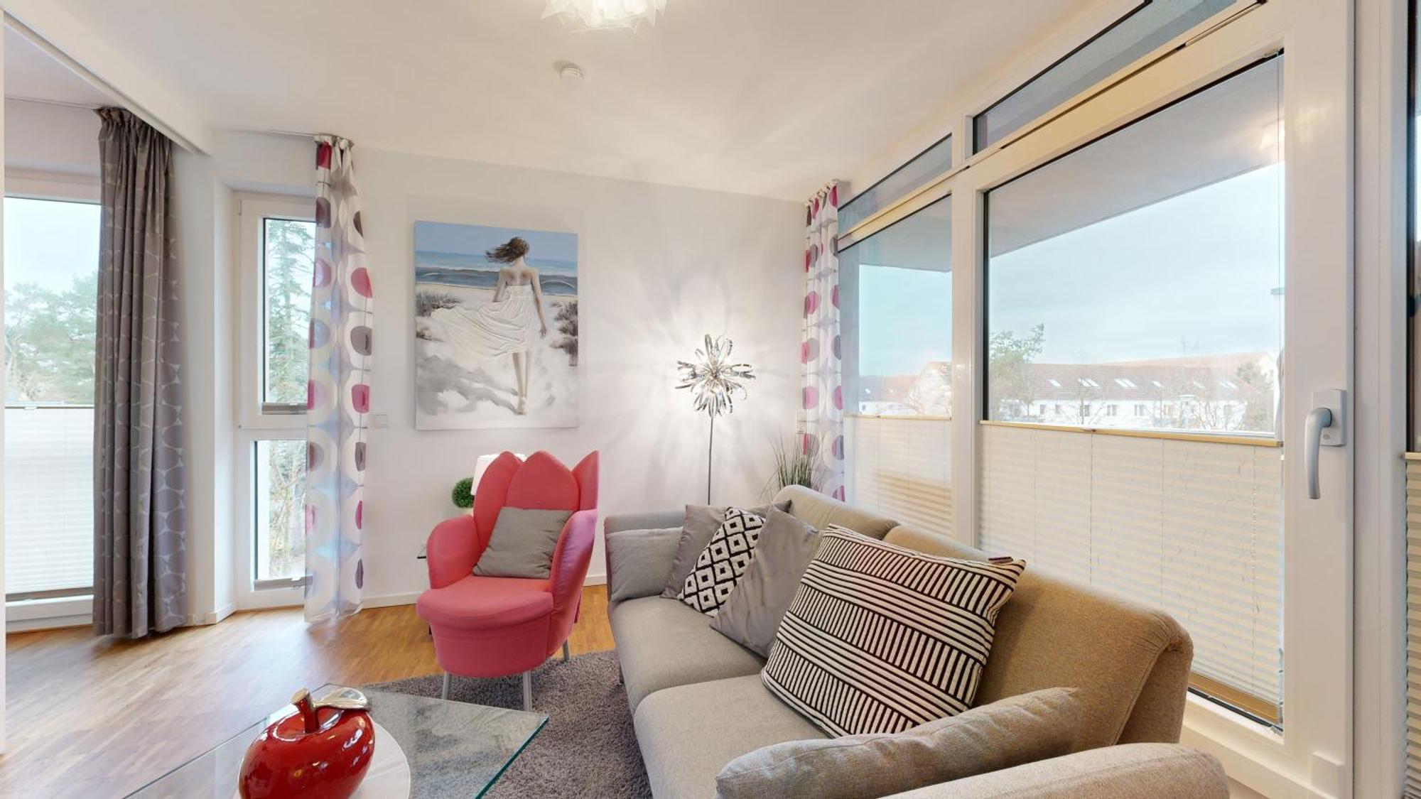 Duenenresort In Binz, Strandnahe Und Moderne Fewos Mit Balkon, Teilweise Mit Meerblick, エクステリア 写真