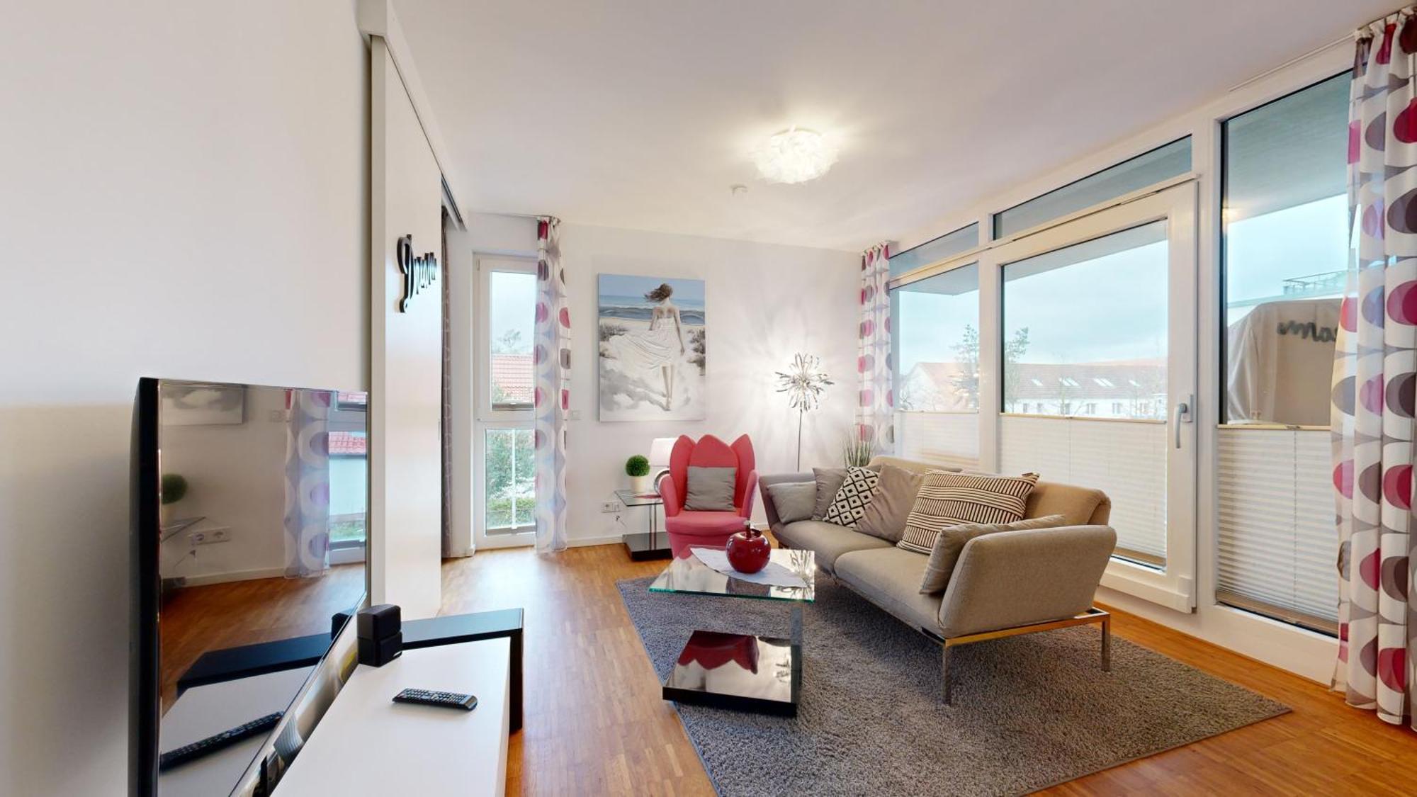 Duenenresort In Binz, Strandnahe Und Moderne Fewos Mit Balkon, Teilweise Mit Meerblick, エクステリア 写真